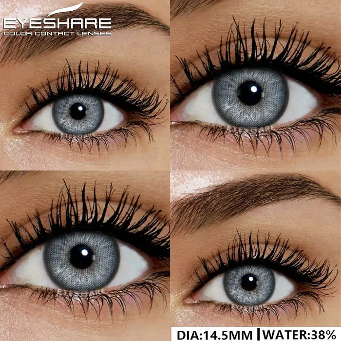 EYESHARE 1 paire de lentilles de Contact de couleur naturelle pour les yeux