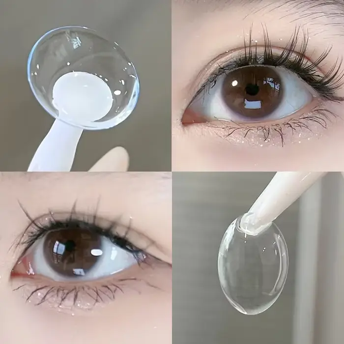 JEWELENS lentilles de Contact claires Prescription transparente naturelle Contacts oculaires souples avec degré pour la Correction de la Vision de la myopie