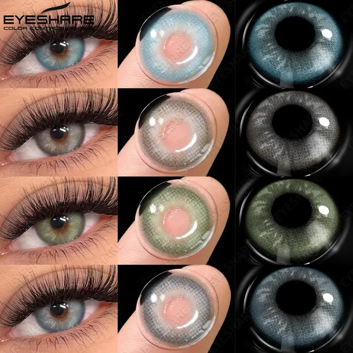 EYESHARE 2 pièces lentilles de Contact de couleur pour les yeux