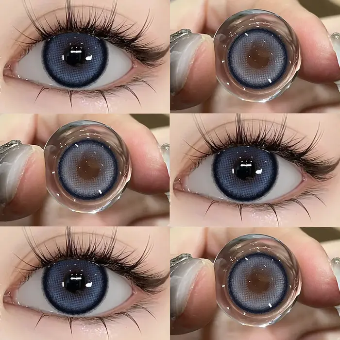 UYAAI couleur Contact maquillage lentille bleue élèves colorés pour l'occasion annuelle beauté oeil