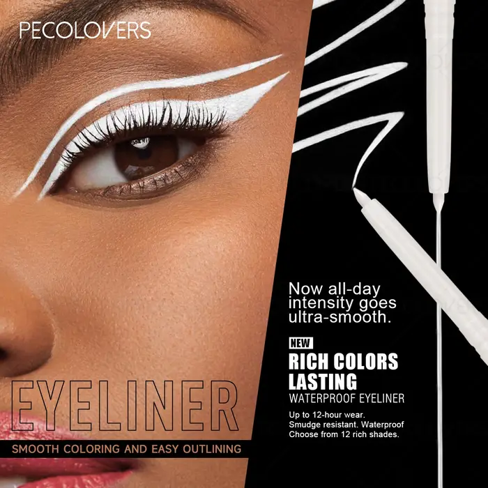 1 stylo gel pour eye-liner imperméable pour tous les types de peau