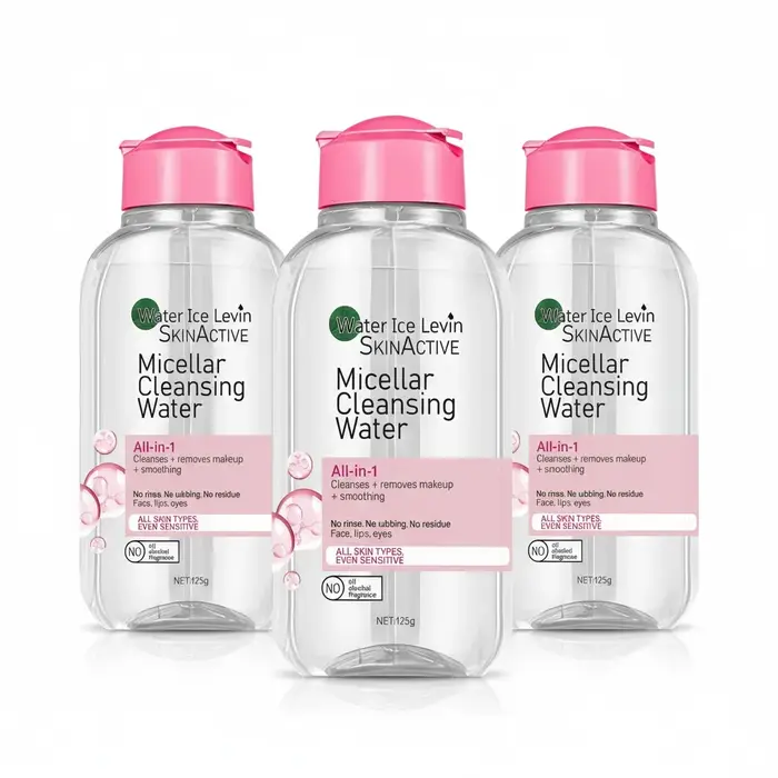 Eau micellaire Water Ice Levin : nettoyant et démaquillant tout-en-1