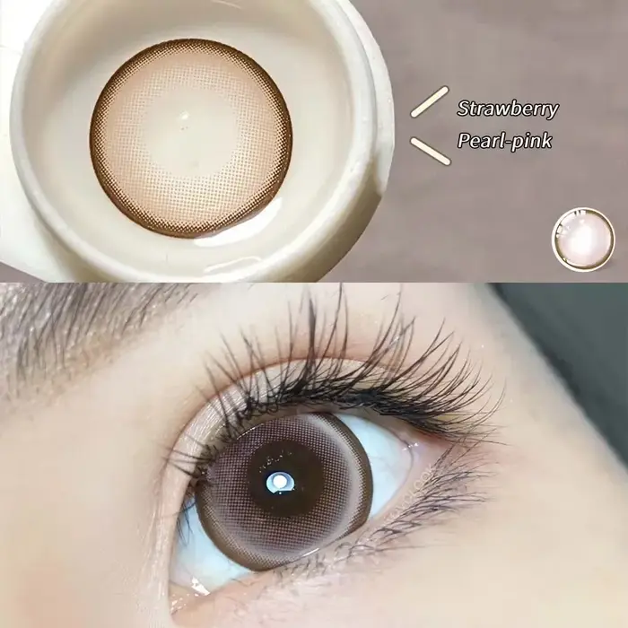 2PCS/paire 14.5mm lentilles perle série couleur