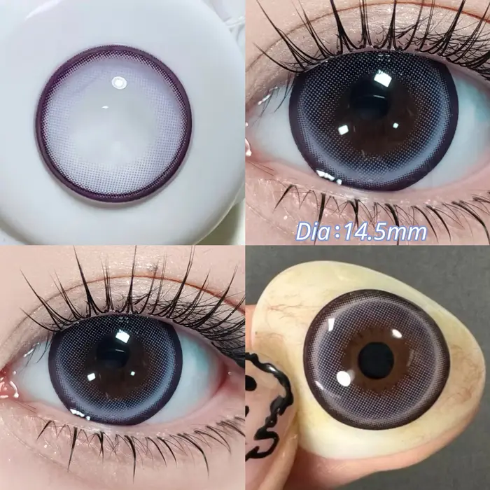 2pcs Myopie Cosplay Série Lentilles De Contact Colorées Pour Les Yeux Cosmétiques Pupilles Oeil document Lentille Avec