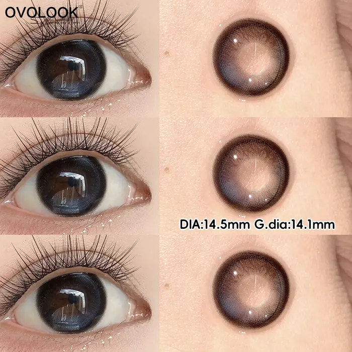 Lentilles de contact colorées OVOLOOK Native Iris Brown 14