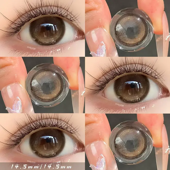 Nouveau 1 paire de lentilles de Contact colorées pour myopie pour les yeux