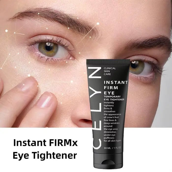 Crème Contour des Yeux Celyn Effet Tenseur Instantané Traitement Anti-Rides Réduction Cernes et Poches Sérum Raffermissant Hydratant Liftant