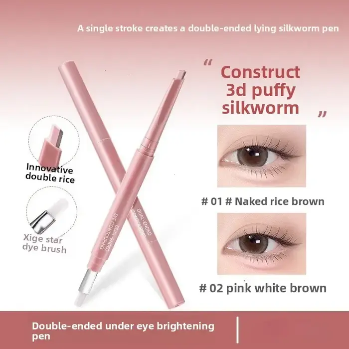 Crayon ombre mat double ton sous les yeux