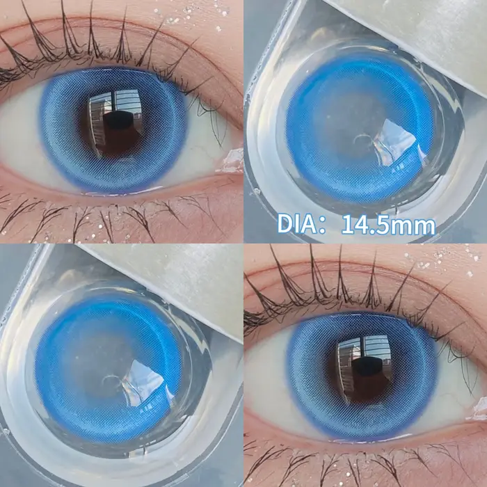 OVOLOOK-2pcs/paire nouvelles lentilles de Contact Cosplay pour les yeux maquillage élèves cosmétique
