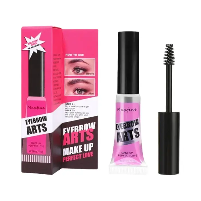 Mascara teinté pour sourcils imperméable longue durée, gel pour sourcils à brosse fine, maquillage n