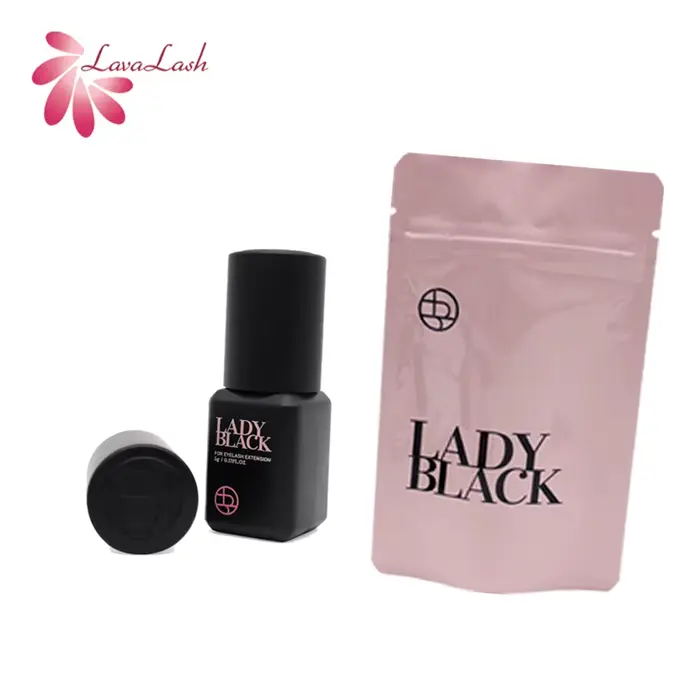 Corée 5ml dame colle noire séchage rapide forte Extension de cils colle rétention 4-5 semaines adhés