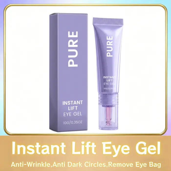 Crème Instantanée Anti-Poches Sous les Yeux au Collagène Hydrolysé – Anti-Rides, Anti-Cernes, Raffer