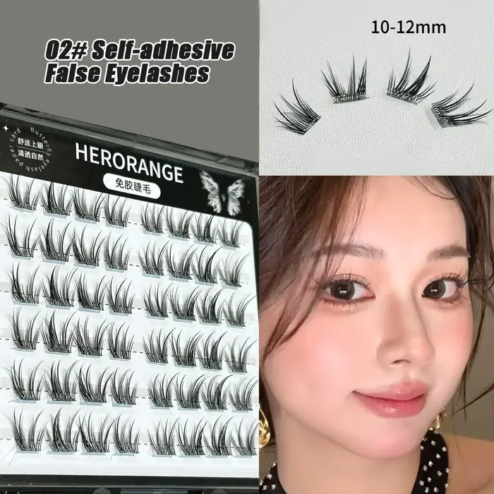Faux cils et cils inférieurs sans colle
