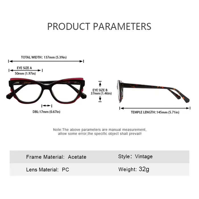 Lunettes œil de chat classiques en coquille de tortue pour femmes