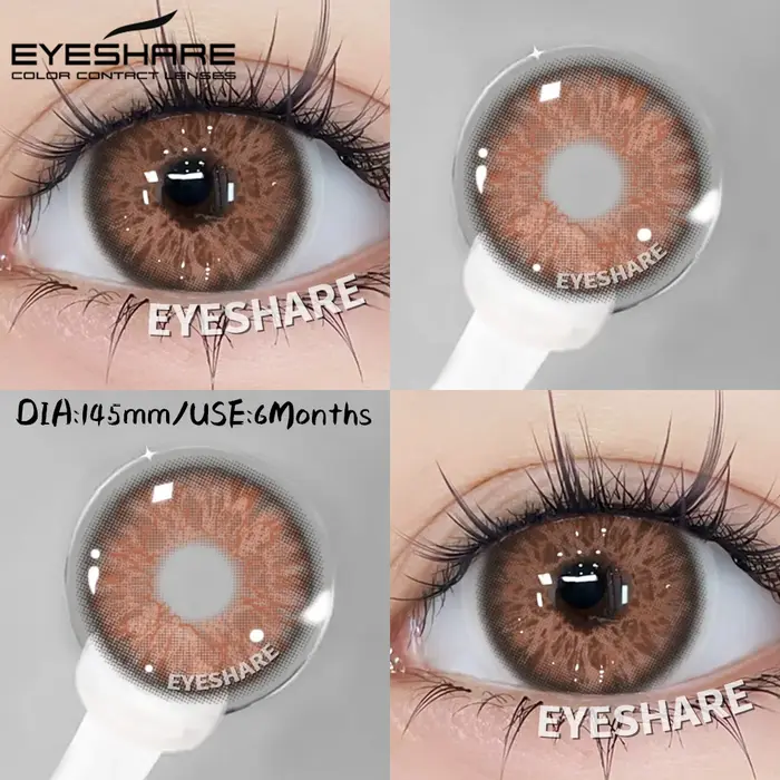 EYESHARE 1 paire de nouvelles lentilles de Contact colorées pour les yeux bleu beauté élèves