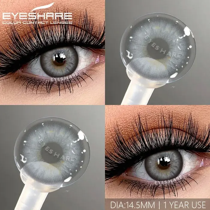 EYESHARE 1 paire d'élèves colorées pour les yeux Contacts