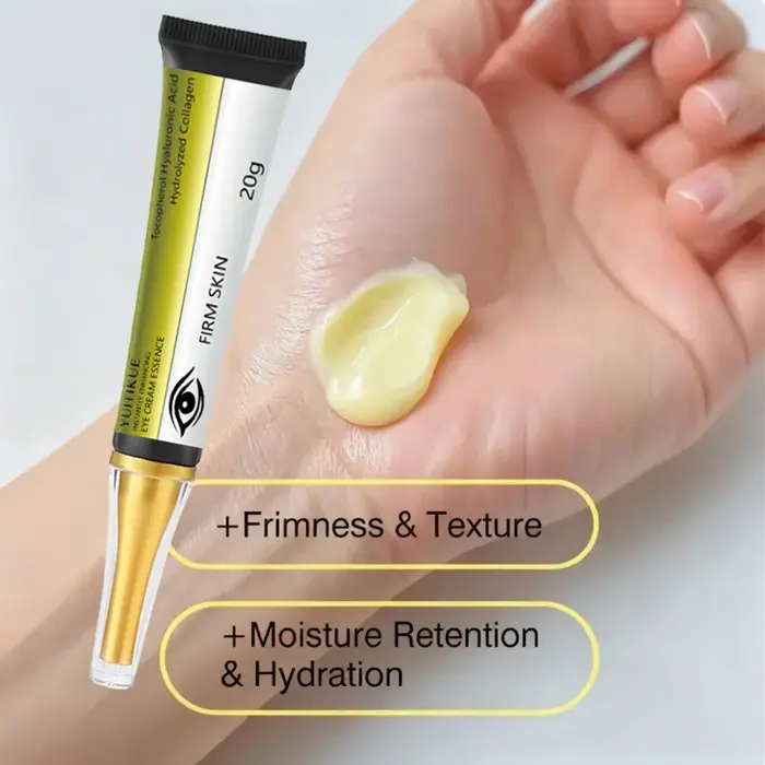 YUITIKUE Crème pour les yeux ferme instantanée 20g - avec acide hyaluronique et collagène