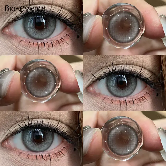 Bio-essence – lentilles de contact de couleur bleue pour les yeux