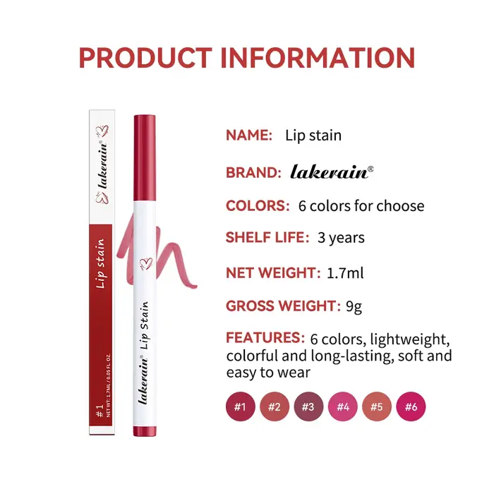 Stylo à lèvres liquide longue durée