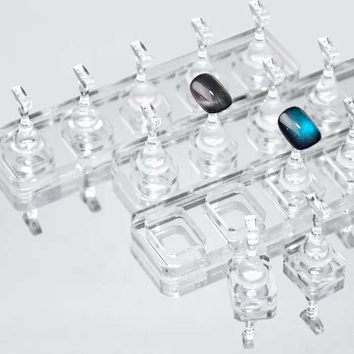 Plateau de Pratique Transparent en Acrylique pour Ongles