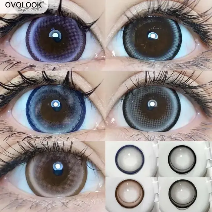 2PCS/paire grandes lentilles série perle
