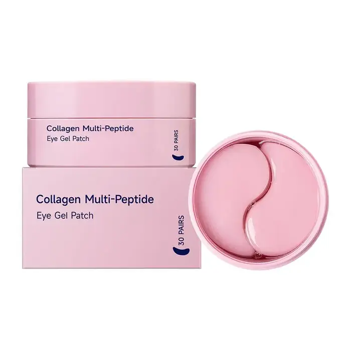 Patchs pour les yeux au collagène multi-peptides pour les yeux gonflés, les cernes et les rides, mas