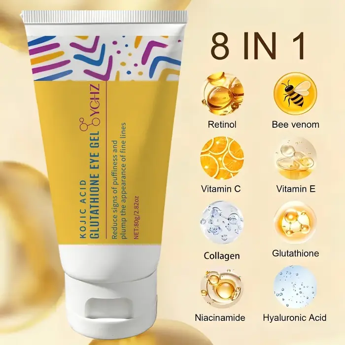 Crème pour les yeux à l'acide kojique et au glutathion