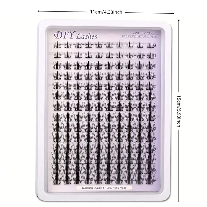 140 bouquets d'extensions de cils super volumineuses à faire soi-même