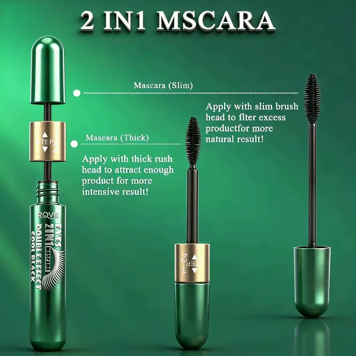 Mascara imperméable 2 en 1