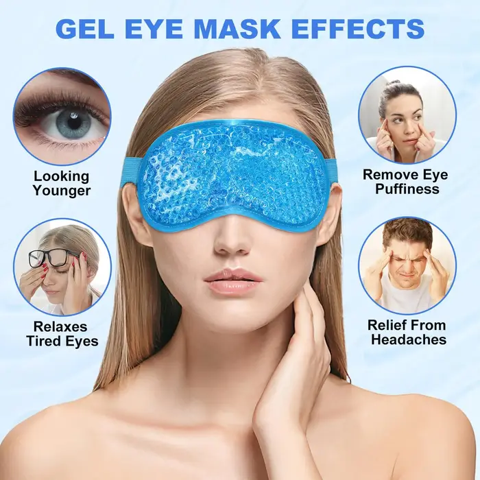 Masque rafraîchissant pour les yeux gonflés