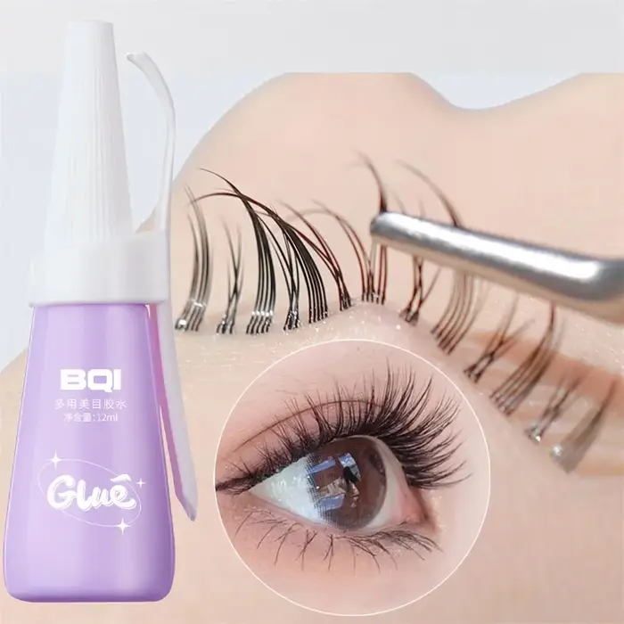 Colle transparente pour faux cils