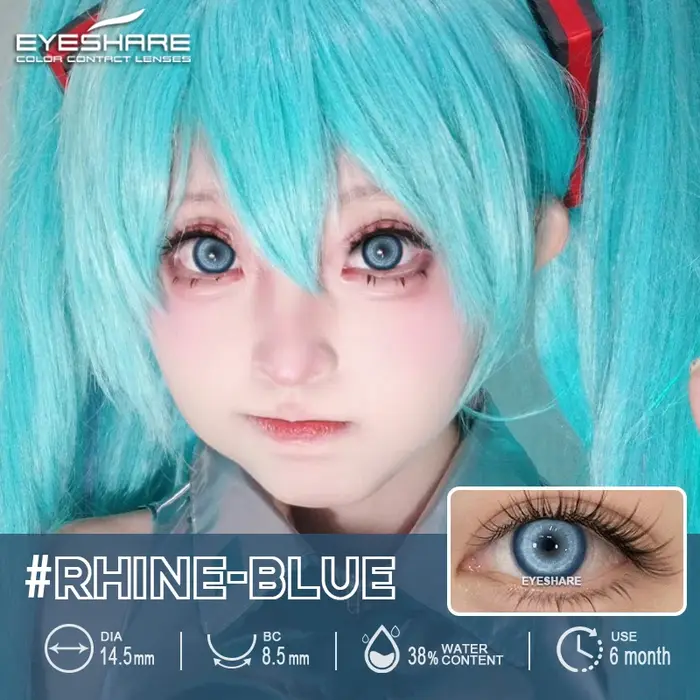 EYESHARE 1 paire de lentilles de cosplay anime pour les yeux