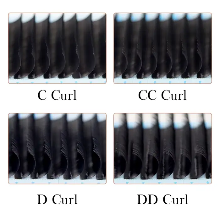 AGUUD noir mat Extension de cils individuelle Volume professionnel coréen PBT cachemire plateau d'ex