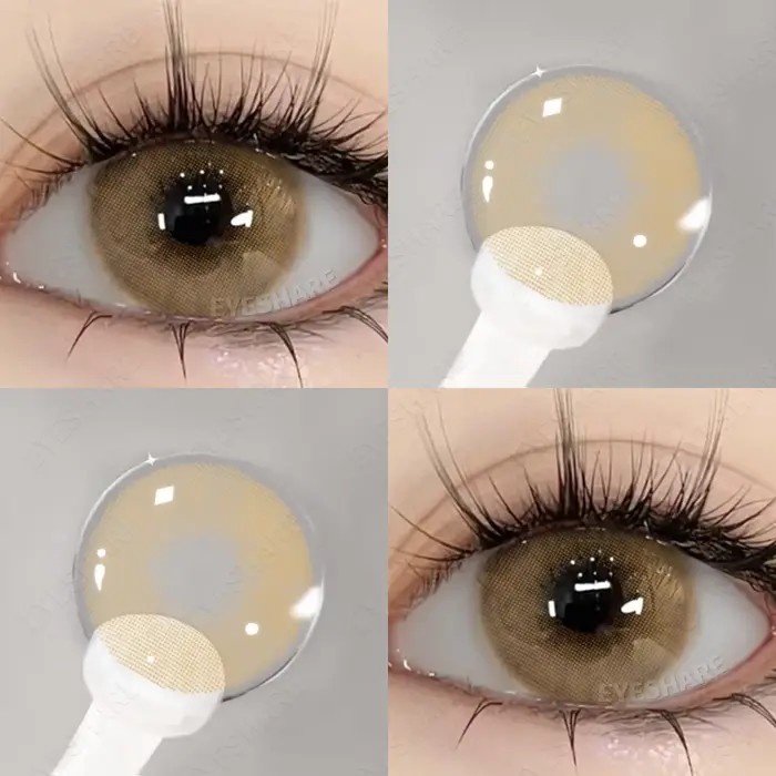 AMARA 0 ~-6.00 degrés 1 paire de lentilles de Contact colorées pour myopie pour les yeux