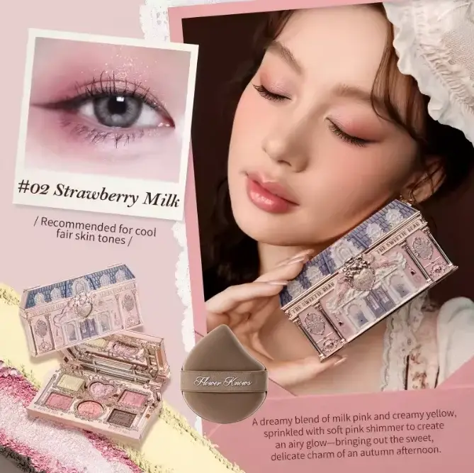 Palette de fards à paupières Flower Knows Makeup Bunny Garden