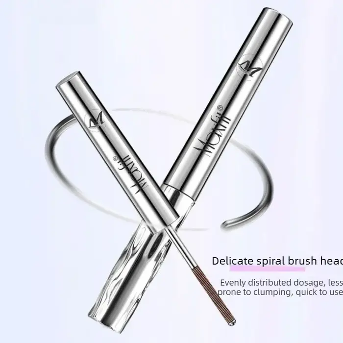 Mascara à tête de brosse en spirale imperméable
