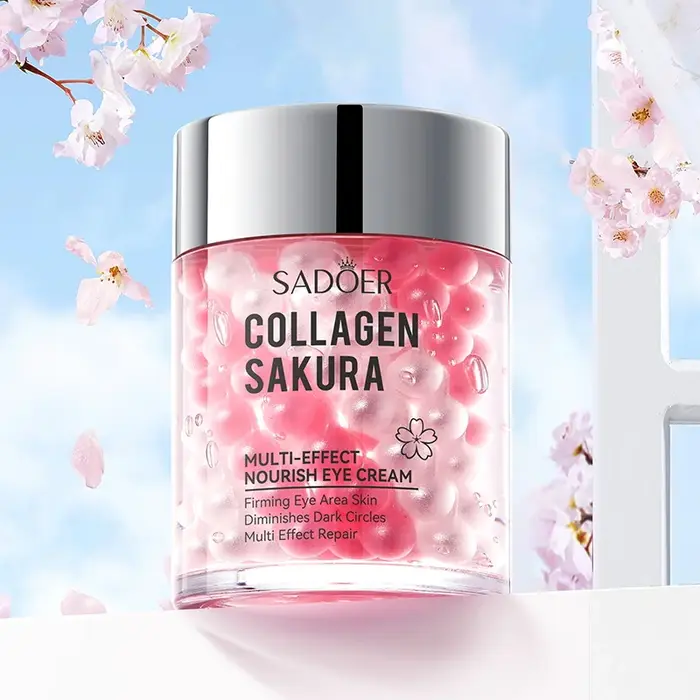 SADOER Sakura crème pour les yeux Anti cernes rides hydratant crèmes Anti-âge