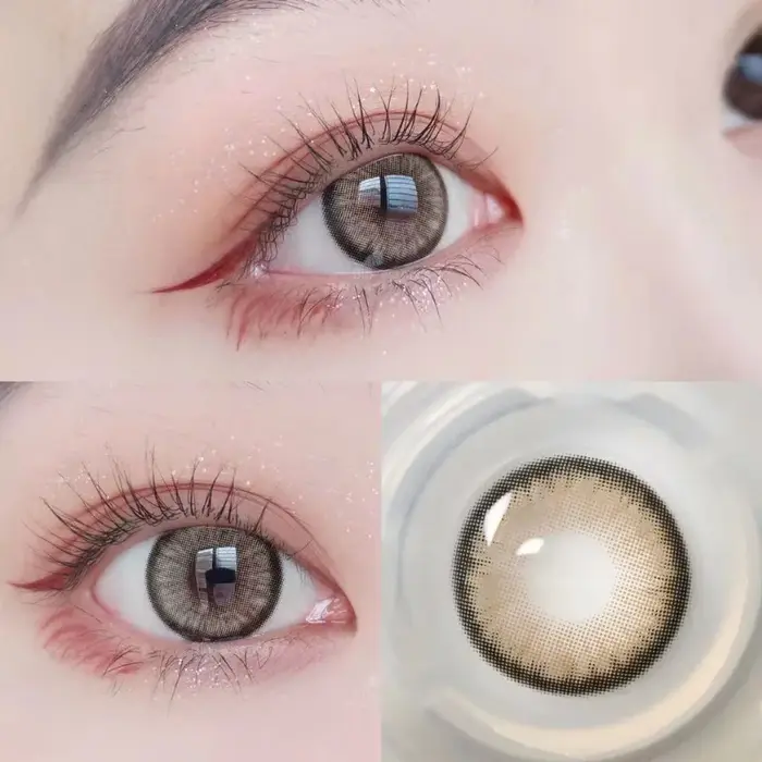 Bio-essence 1 paire de lentilles de Contact de couleur pour les yeux