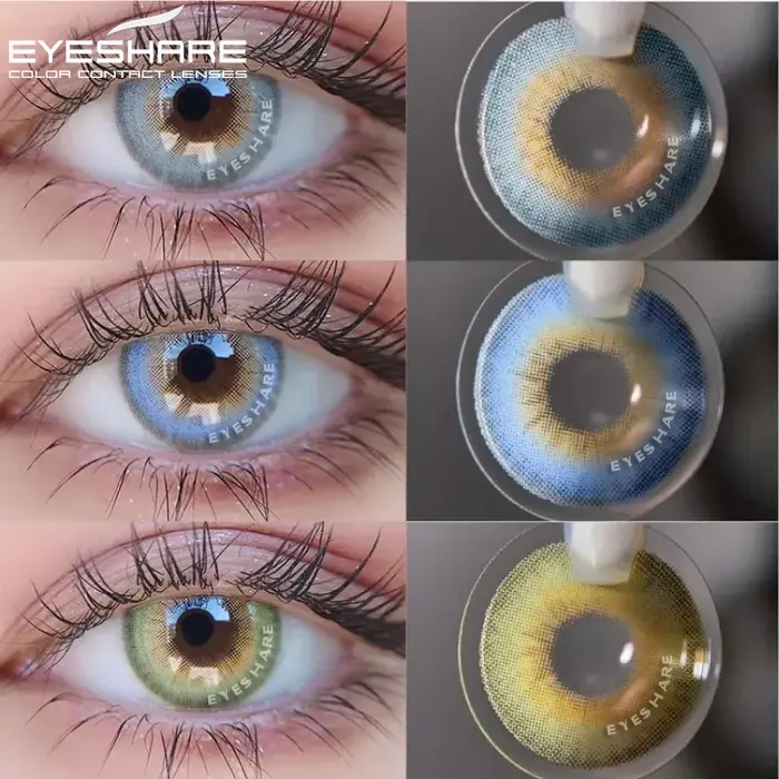EYESHARE lentilles de contact de couleur pour les yeux 2 pièces