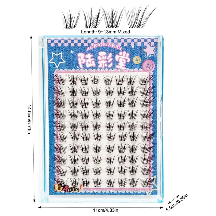 Extensions de faux cils de style renard