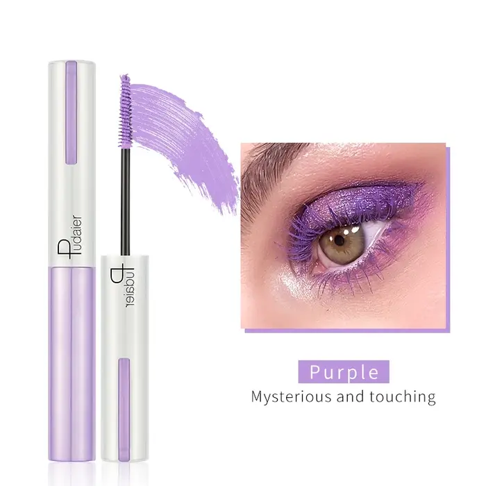 Mascara blanc à la mode