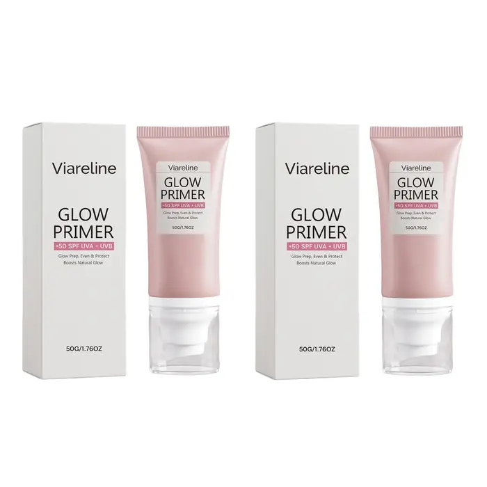Base de maquillage hydratante illuminatrice 2-en-1 avec protection solaire