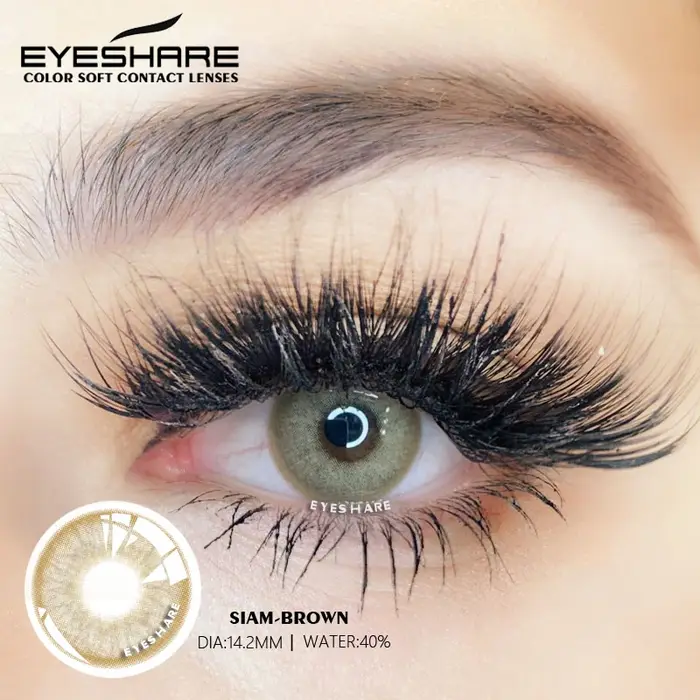 EYESHARE 2 pièces lentilles de contact de couleur naturelle pour les yeux