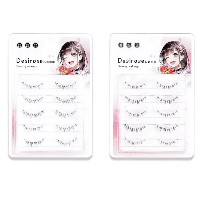 5 paires de cils Manga