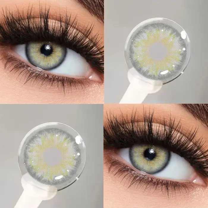 KSSEYE 1 paire de lentilles de Contact de couleur verte pour les yeux