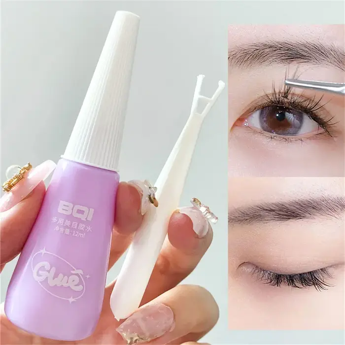 Colle transparente pour faux cils