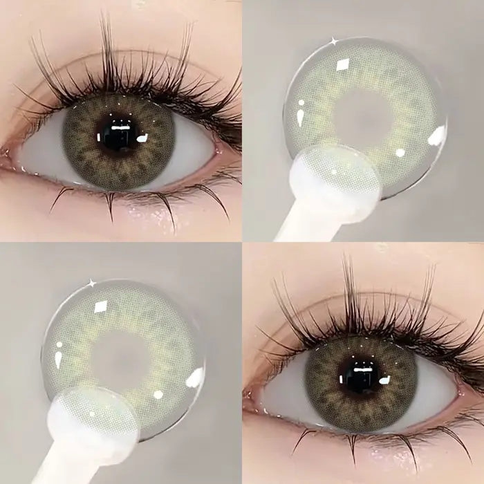 Bio-essence 1 paire de lentilles de Contact de couleur pour les yeux