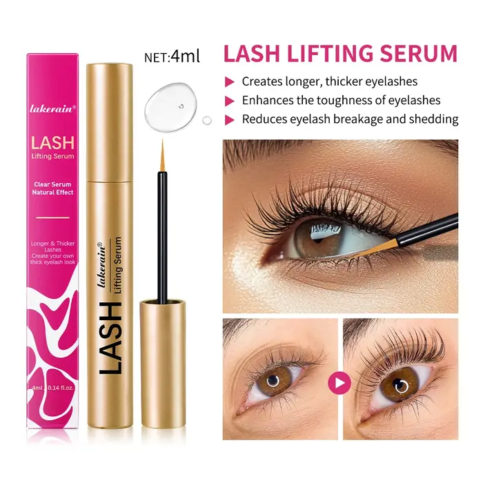 Sérum pour cils - Peptide et vitamines pour des cils plus longs, plus épais et d'apparence plus volu