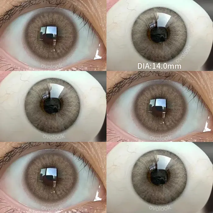 Lentilles de couleur pour les yeux rose