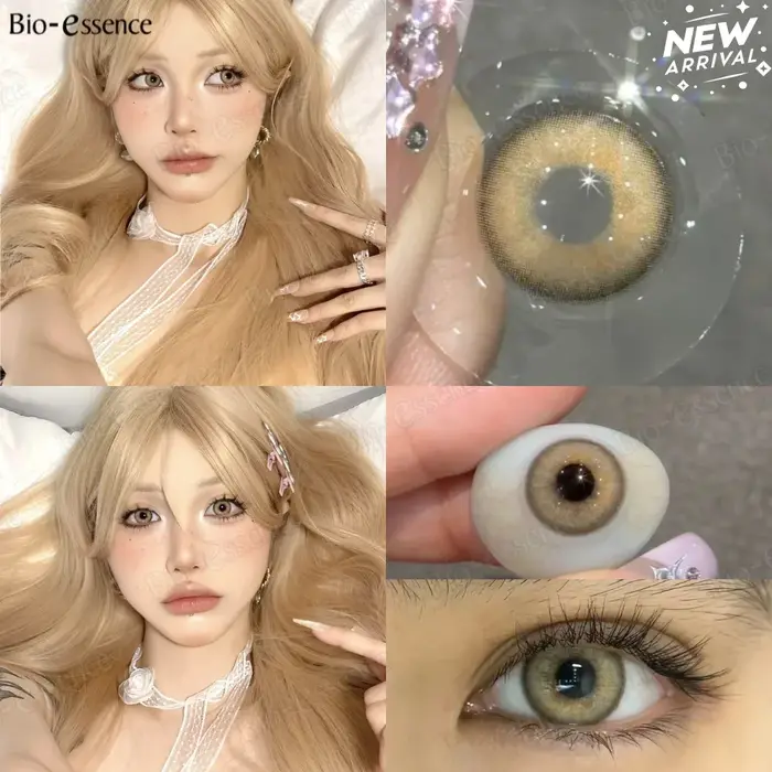 2024 nouvelles lentilles de Contact colorées bio-essense pour les yeux 1 paire